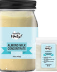 Totally Nuts Almond Milk Concentrate Kit Unsweetened Almond Butter With Probiotic Preservative for Long Lasting Home Made Plant Milk Makes up to 7 Quarts of Almond Milk Lasting up to 30 Days