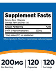 Nutricost 5-HTP 200mg, 120 Vegetarian Capsules (5-Hydroxytryptophan) - Non-GMO & Gluten Free