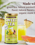 The Republic of Tea  KetoFriendly Sweet Iced Tropical Green Tea 8 Large QuartSized Iced Tea Pouches Naturally Caffeinated