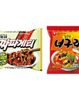 Ramyun Combo 16packs Chapagetti Chajang Noodle 45oz8 packsNeoguri Spicy Seafood 42oz8 packs by Nongshim