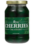 Regal 16 oz Green Maraschino Cherries with Stems