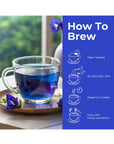 BLUE TEA  Butterfly Pea Flower  30 Pyramid Tea Bags  SUPER ANTIOXIDENT  Direct From Source  Flower Based  Herbal Tea  Caffeine Free  PlantBased Biodegradable Tea Bag  Pet Jar Packaging