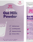 Instant Organic Oat Milk Powder Unsweetened 10ct Carton by JOI  Dairy Free Plant Based Kosher ShelfStable Perfect for Smoothies Protein Shakes Overnight Oats Tastes like Oats Single Serve