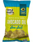 Good Health Avocado Oil Kettle Style Chips with Sea Salt 5 oz. Bag (4 Bags)