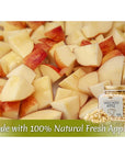 Premium Dried Diced Apples10 Oz 283g1 Ingredient Made with 100 Natural Apple No Sugar Added Dehydrated Apple No Additives  No Flavoring