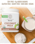 Organic Coconut Milk Powder with MCT  Coffee Creamer Alternative Raw Keto Paleo Gluten Free Sugar Free Diary Free Shelf Stable  Coconut Powdered Milk 358 G 179 SRV Organic Harvest by Sunwarrior