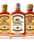 Bourbon Barrel Aged Maple Syrup Variety Bundle 3 Bottles