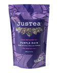 JusTea PURPLE RAIN  Loose Leaf Purple Tea  Recyclable Refill Pouch  160 Cups 113oz  Very Low Caffeine  AwardWinning  Fair Trade  NonGMO