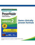 PreserVision AREDS 2 Eye Vitamin & Mineral Supplement, Contains Lutein, Vitamin C, Zeaxanthin, Zinc & Vitamin E, 120 Softgels (Packaging May Vary)