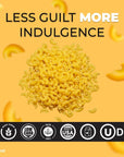 Fiber Gourmet Mac and Cheese  Healthy  Cheesy Macaroni Noodles  FiberRich LowCalorie Instant Pasta  Made in US Kosher and Has Zero Artificial Colors or Flavors  Pack of 2 x 6oz 170g