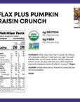 Natures Path Organic Cereal Flax Plus Pumpkin Raisin Crunch 12 Oz Box Pack of 4