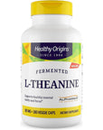 Healthy Origins L-Theanine (AlphaWave), 100 mg - Stress Support - Supports Healthy Focus & Clarity - Immune Support Supplement - Vegan, Non-GMO & Gluten-Free Supplement - 180 Veggie Capsules