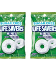 Life Savers Wint O Green Sugar Free Mints Pack of 2  55 Ounce