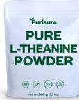 Purisure L-Theanine Powder, 100 g, Pure L Theanine Powder