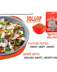 Yolélé Fonio Grain Pilaf Mix African Supergrain Ancient Grains Organic GlutenFree Non GMO Vegan Protein Super Food PaleoFriendly Rice Alternative Jollof Tomato Bell Pepper and Onion 2 Pack