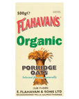 FLAHAVANS Organic Porridge Oats 1775Ounce Bags Pack of 6