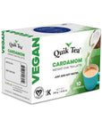 QuikTea Vegan Cardamom Chai Tea Latte  10 Count Pack of 4