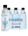 Icelandic Glacial Natural Spring Alkaline Water 330 ml 6 Count