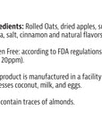 Avelina Flavored Instant Oatmeal  GlutenFree Whole Grain  Kosher NonGmo and Gluten free  Sweetened with Stevia 32 x 14 oz Apple Cinnamon 4Pack