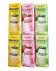 Binggrae Variety Banana Strawberry Melon Flavored Milk Drink 6 Packs