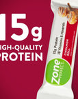 ZonePerfect Protein Bars | 15g Protein | 18 Vitamins & Minerals | Nutritious Snack Bar | Cinnamon Roll | 20 Bars