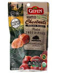 Gefen Organic Whole Peeled and Roasted Chestnuts 3oz 3 Pack  Chestnuts Peeled and Ready to Eat  Great for Cooking  Baking  Gluten Free  Kosher