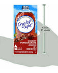 Crystal Light On The Go Cherry Pomegranate Drink Mix 10Packet Box Pack of 6