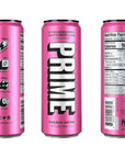 Prime Energy Drink Cans  Flavor Variety 5 Pack  200mg Caffeine Zero Sugar 300mg Electrolytes Vegan  12 Fl Oz Cans  By World Group Packing Solutions