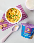 Annies Classic Cheddar Deluxe Rich and Creamy Microwave Mac  Cheese with Organic Pasta 4 Ct 26 OZ Cups