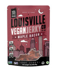 Louisville Vegan Jerky  Maple Bacon Vegan Meat  LipSmacking VeganFriendly  Vegetarian Jerky  NonGMO Soy Protein GlutenFree High Protein Vegan Snacks