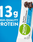 ZonePerfect Protein Bars 12g Protein 18 Vitamins  Minerals Nutritious Snack Bar Double Dark Chocolate 20 Bars