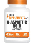 BULKSUPPLEMENTS.COM D-Aspartic Acid Capsules - Amino Acids Supplement