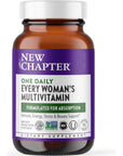 New Chapter Women's Multivitamin for Immune, Beauty + Energy Support with 20+ Nutrients -- Every Woman's One Daily, Gentle on the Stomach, 96 Count