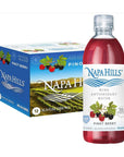 Napa Hills Wine Antioxidant Water  Flavored Wine Water NonAlcoholic Resveratrol Enriched Drink  No Wine Taste No Carbs No Calories Sugar Free Pinot Berry 169 Fl Oz Pack of 12