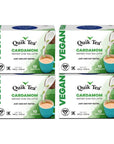 QuikTea Vegan Cardamom Chai Tea Latte  10 Count Pack of 4