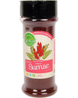 Eat Well Sumac Spice Powder 4 oz Shaker Bottle, Ground Sumac Berries, 100% Natural