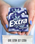 Extra Wrigleys Winterfresh Gum 15 Count Sticks Pack of 10