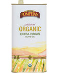 Pompeian USDA Organic Extra Virgin Olive Oil, Cold Extracted, Mild & Smooth Flavor, Perfect for Sautéing, Salads & Drizzling, 33.8 FL. OZ. Tin