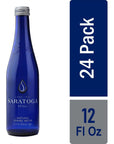 Saratoga Natural Spring Water  12 oz NonCarbonated Pack of 24