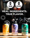 HOPLARK Fresh Flavors Sparkling Hop Water  Variety Pack  Flavor from Real Ingredients Only Zero Sugar Gluten Free Vegan 18 12oz Cans