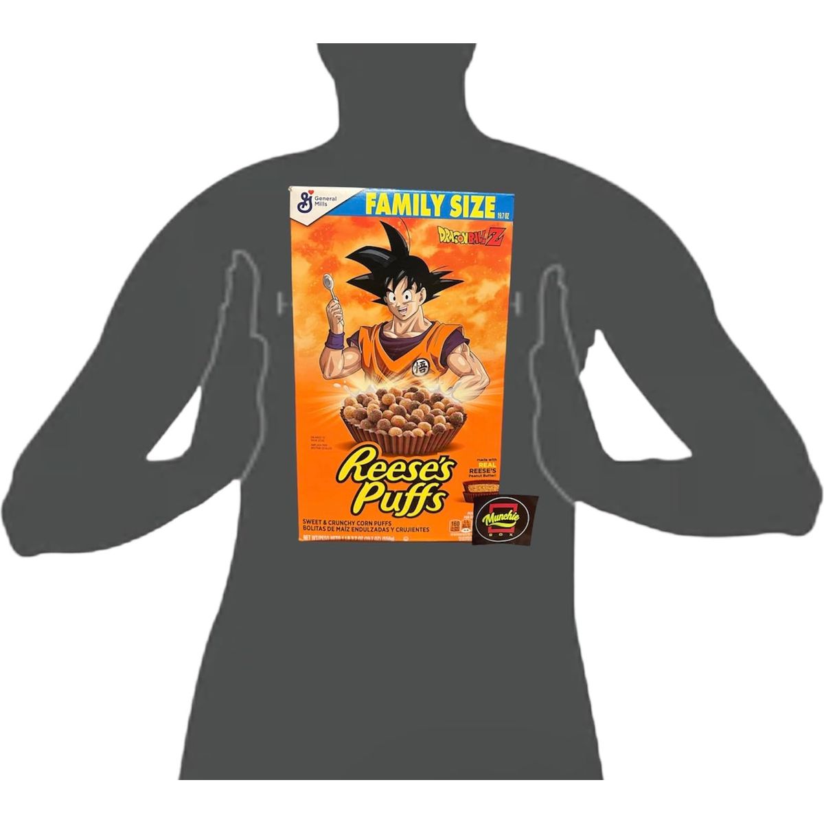 Puffs X Dragon Ball Z Limited Editon Cereal by Munchie Box Curations 1 Family Size 197 Oz GOKU