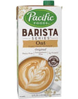 Pacific Natural Foods Oat Milk Barista SeriesNonDairy Gluten Free 32 oz ea case of 4