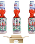 KimuraRamune Watermelon Flavour Ramune Soft Drink 200 Ml  Pack of 3 600 ml in total