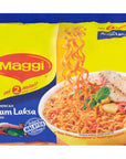 Maggi Nestle Malaysia 2 Minute Instant Noodles Asam Laksa 5 Packs x 79g Asam Laksa Mee Chili Curry Kari Soup