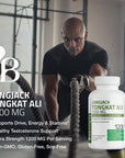 Bronson Longjack Tongkat Ali 1200mg Extra Strength 1200mg Per Serving, Supports Energy, Non-GMO,Capsule