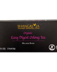 Shangri La Wellness Tea Organic Easy Digest Oolong Tea 2 Pack 15 Sachet Tea Bags Black Tea Orange Peel Licorice and Ginger