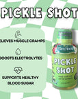 White House Pickle Shots With Real Dill and Turmeric Juice Hydrates and Helps Stop Muscle Cramps On the Go 2 Ounce Pack of 6