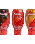 Cold Stone Creamery Sauce Caramel Fudge and Strawberry 11 oz Variety Pack of 3