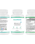 Male Enhancement Plus Supplement by Rejuven8 Nutrition with Tongkat Ali, Maca Root, and L-Arginine (60 Capsules)