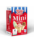 Joy Mini Cups Miniature Ice Cream Cones For Kids Desserts Cupcake Cones Cake Pops 42 Count 1 Box42 cones